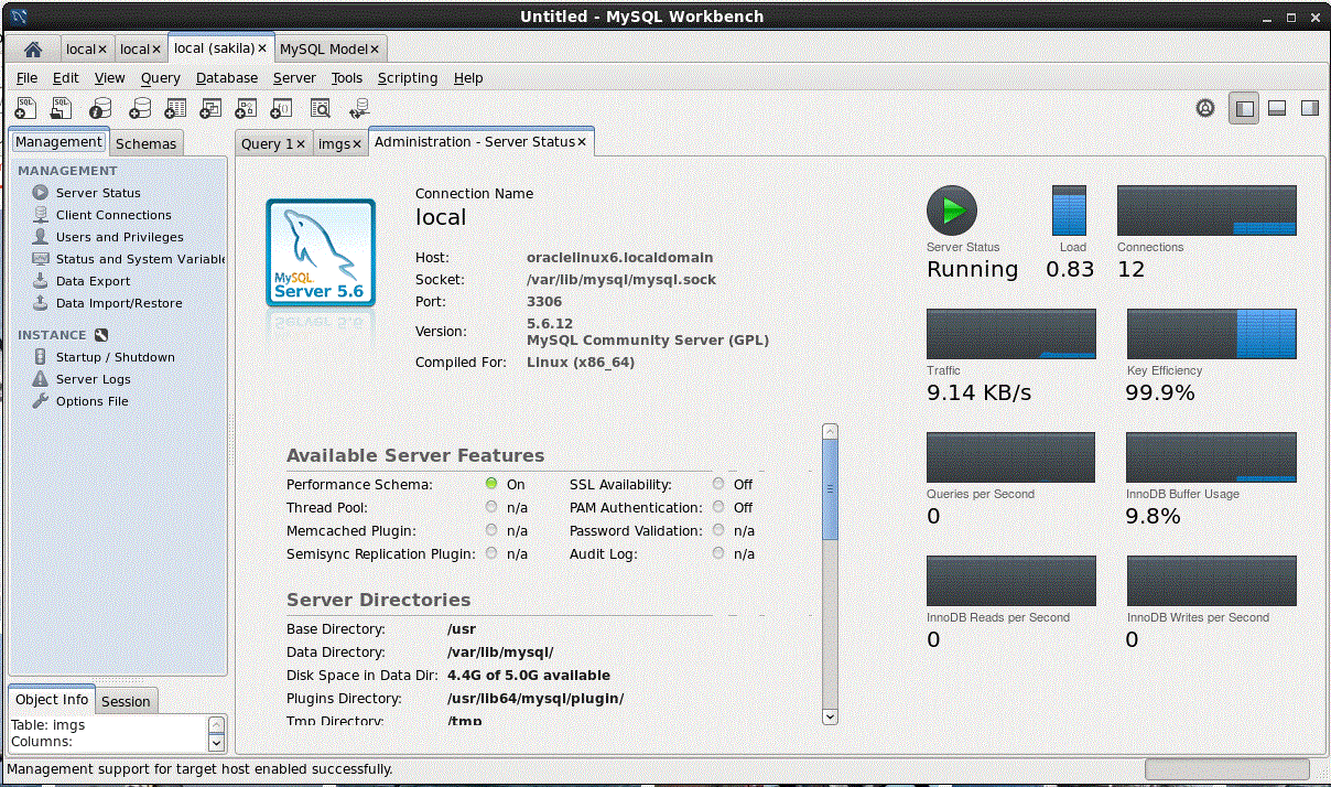 MySQL_Workbench_Mainscreen_Linux.gif