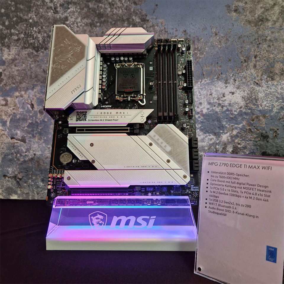 مادربردهای MSI Z790 MAX برای پردازنده های نسل 14 اینتل بهینه شده است
