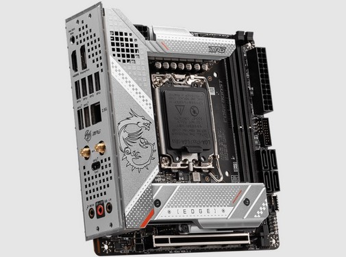MSI MPG Z790I EDGE WIFI می تواند تا 64 گیگابایت حافظه رم DDR5-8000 را پذیرایی کند