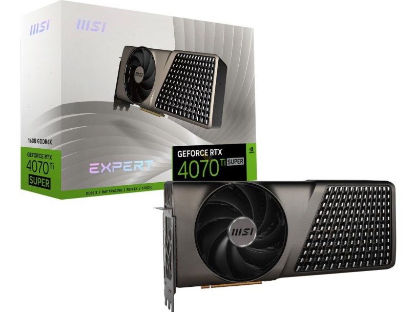 مشخصات کارت‌های گرافیک MSI GeForce RTX 4070 Ti SUPER