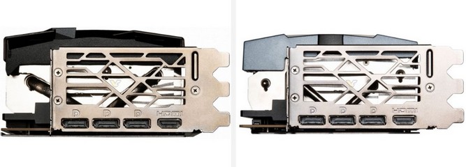 نمای پشتی کارت گرافیک RTX 4090 SUPRIM X CLASSIC