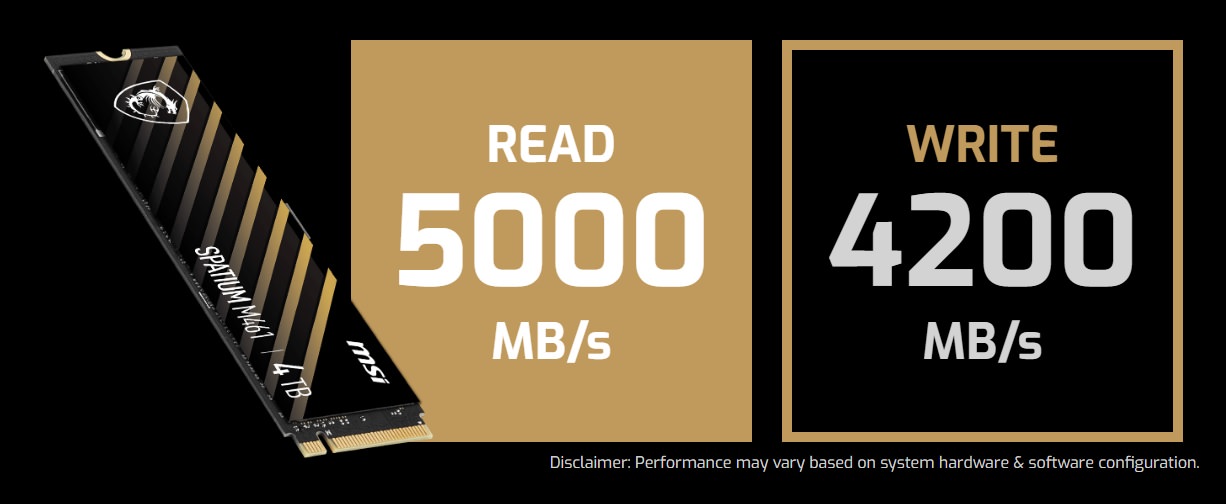 حافظه‌های SSD جدید شرکت MSI