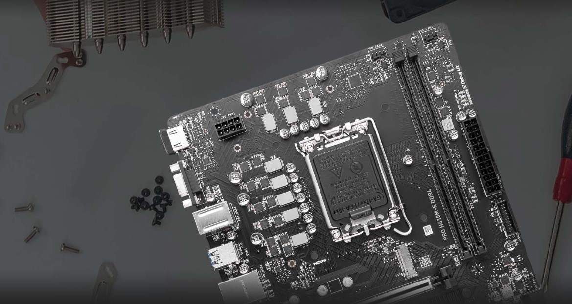 طراحی زیبای مادربردهای سری MSI H610M