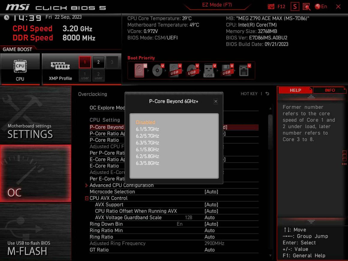 به روزرسانی بایوس مادربرد MSI Z790  ACE MAX