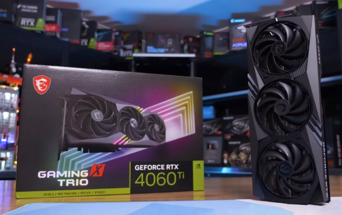 تصویر کارت گرافیک RTX 4060 Ti ام اس آی