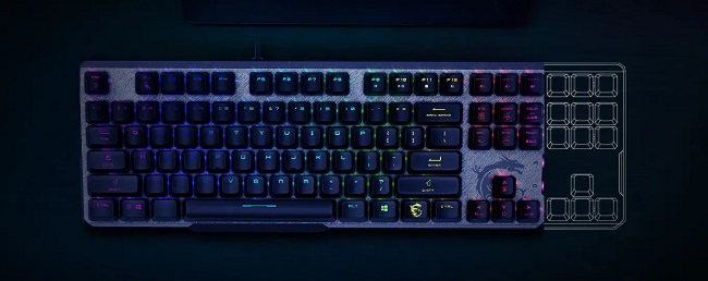 کیبورد جدید VIGOR GK50 Elite TKL شرکت MSI