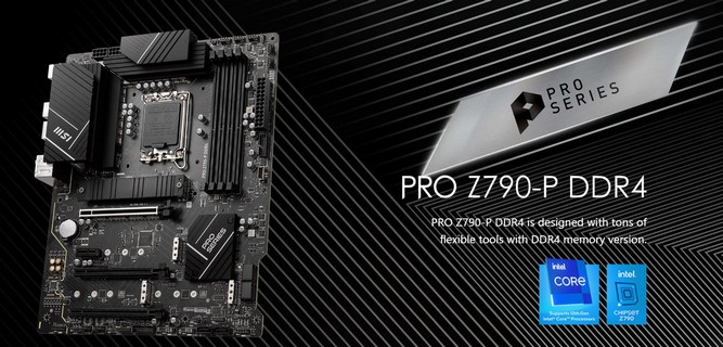 مشخصات و قابلیت‌های مادربرد PRO Z790-P DDR4