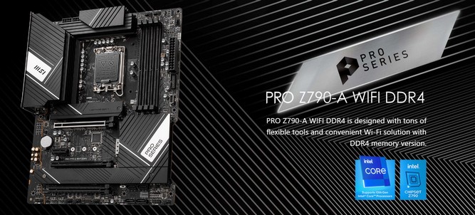 مشخصات و قابلیت‌های مادربرد PRO Z790-A WIFI DDR4